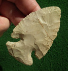 Fine 3  Thebes Missouri Arrowhead Authentic Projectile Point Authentic Arrowhead