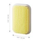Wall Mounted Back Scrubber For Shower - Large Exfoliating Brush For Shower -    