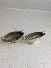 2 Antique Sterling Silver Boats   Hallmarked Very Pretty  See  Photos For Weight