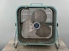 Vintage Windsor Kool Breeze 12 Inch Portable Floor Box Fan Turquoise C-122 Rare