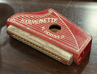 Vintage M  Hohner Harmonette Germany Wood Harmonica Rare  16e 