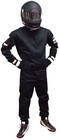 Fire Suit Sfi 1  Suit 1 Piece Sfi 3-2a 1 Black Adult Large Dirt Oval Racing