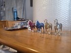 Full Set Of Four Clydesdale Christmas Breyer Stablemates