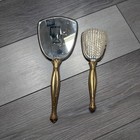 Vintage Hair Brush And Mirror  Dupont Hairbrush Victorian Edwardian Style