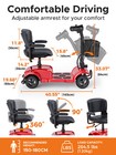 New 4 Wheels Mobility Scooters Long-range Electric Power Wheelchairs For Seniors
