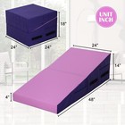 48 x24  Gymnastics Mat Incline Mats Tumbling Mat Training Exercise For Gym Yoga