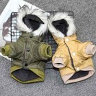 Winter Pet Clothes Warm Puppy Jacket Coat Hooded Clothing For Small Medium Dog