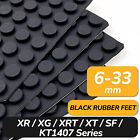 Black Rubber Feet  Large Self Adhesive  Stick On Bumpers Silicone Furniture Pads