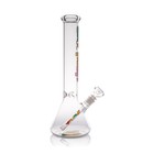 15  Sky High 5mm Borosilicate Glass Water Pipe Bong Hookah Beaker - Rasta
