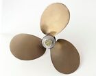 Vintage Bronze Brass 3 Blade Boat Ship Propeller Michigan Aqua Master 11 X 11
