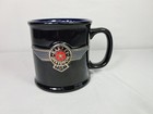 Vtg 2000 Harley Davidson Rare Collectible 3d Logo Coffee Mug Cup Black purple 