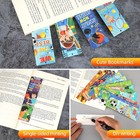 30pcs Sports Paper Bookmarks Set  Inspirational Cute Cartoon Book Marks Gift Wit