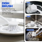 Multi Purpose Handle Scrub Brush Kit For Sink Dishes Pots Cups Deep Clean