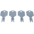 4pcs For Clark Crown Gradall Gehl Hyster Komatsu Yale  166 Forklift Ignition Key