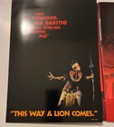 The Lion King Disney Musical 1997 Broadway Souvenir Program