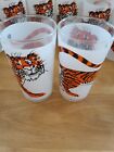 1960s Esso exxon Frosted Glasses  tiger In Your Tank  Vintage
