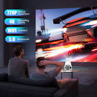 Portable 4k Mini Projector 10000 Lumen Led 1080p Wifi Bluetooth Home Theater