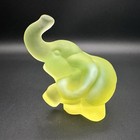 Fenton Topaz Satin Elephant
