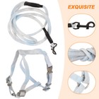 Cat Adjustable Traction Rope Kitten Collar Pet Harness Belt And Leash Set Us