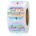 1000pcs 2 Rolls 1 5   Thank You Stickers Baking Packaging Envelope Craft Decals