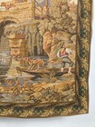 Vintage French Lovely Washing At The Mill Scene Wall Hanging Tapestry 160x75 Cm