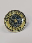 The State Of Texas Souvenir Lapel Pin Blue Star 