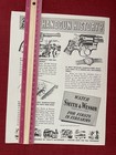 Vintage 1945 Smith   Wesson  38 Handgun History Print Ad