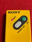 Vintage Sony Fm Vintage Yellow   Black Sports Srf-5 Working