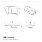 Interior Door Handle Trim Set For Kenworth 2006   Newer Plastic Up 41411