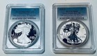 2012-s American Eagle Proof Silver   2-coin Set Pcgs Pr69dcam reverse  Box  Coa