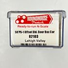 Roundhouse Trains N Scale Lehigh Valley  Lv 88512 50  Box Car  82103 - New