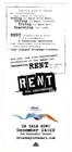 Jonathan Larson  rent  20th Anniversary Tour 2019 Rare Honolulu  Hawaii Flyer