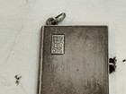 Vintage Possibly Antique Sterling Book Photo Locket Of Woman Monogrammed