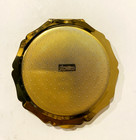 Vintage - Stratton - Enamel Flower With Gold Accent Compact-made In England 3 5 
