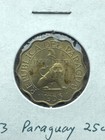1953 Paraguay 25 Cent Coin