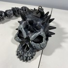 Vintage 1995 Skull Flail Mace Skeleton Medieval Costume Cosplay Plastic Rubber