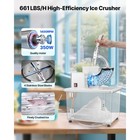 Commercial Snow Cone Machine Electric Ice Crusher Maker 661lbs h Ice Shaver
