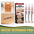 3x Safe Scorch Marker For Diy Project Easy Use Safe Chemical Wood Burning Pen