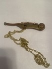 5  Brass Copper Boatswain Whistle W Chain Bosun Call Pipe Maritime-nautical