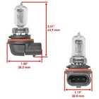 Headlight Bulbs For Kawasaki Mule Sx 400 Kaf400 4x4 Xc Se 2017-20 12v 55w