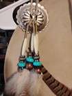 Vintage Southwest Navajo Dreamcatcher Authentic Leather feather Great Details
