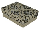 Kraft Damask Cotton Filled Boxes - 3 1 4  X 2 1 4  X 1 
