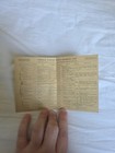 World War Ii Era Vintage Chemical Warfare Pocket  Reference Card