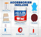 Tub And Tile Refinishing Kit  17oz 500g Tile Paint With Tools And Hardener - Sem