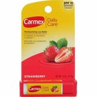 Carmex Spf 15 Sunscreen Daily Care Moisturizing Lip Balm Strawberry 0 15 Ounce