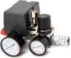 Air Compressor Pressure Switch Control Valve 90-120psi Regulator   Fittings Set