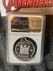 Marvel Avengers Fiji Logo Silver Coin 2020   Low Population 