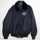 Vintage 1980s Frontier Hotel Casino Las Vegas Quilted Fur Collar Jacket Coat L