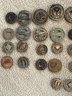 Vintage Lot Of 40 Transit Tokens