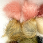14 Faux Fur Pompoms For Hat Fluffy Keychain Fur Craft 3  Pompom Balls  7